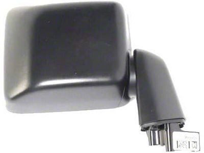 Heated Power Mirror; Driver Side; Black (20-25 Jeep Gladiator JT)
