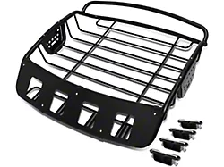 Heavy Duty Roof Rack Cargo Basket; Black (Universal; Some Adaptation May Be Required)