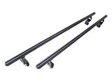 Hex Cross Rails; Textured Black (20-26 Jeep Gladiator JT)