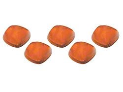 Hi-5 Cab Roof Light Kit; 94-98 Dodge Style; Amber (Universal; Some Adaptation May Be Required)