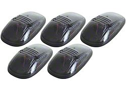 Hi-5 Cab Roof Light Kit; 99-02 Dodge Style; Smoke Lens; Amber (Universal; Some Adaptation May Be Required)