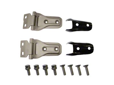 Hood Hinget Set; Ready to Paint (20-26 Jeep Gladiator JT)