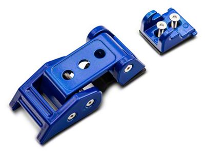 Hood Latches; Ocean Blue (20-25 Jeep Gladiator JT)