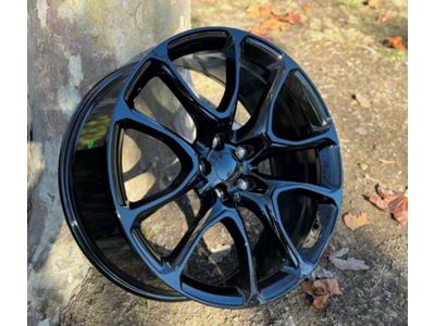 JP3 Gloss Black Wheel; 20x10; 45mm Offset (20-25 Jeep Gladiator JT)