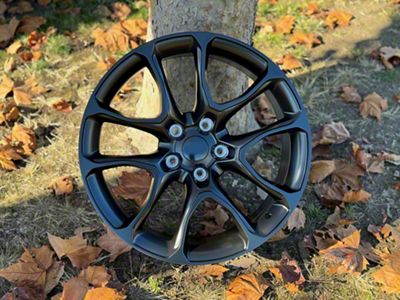 JP3 Matte Black Wheel; 20x9; 34mm Offset (20-25 Jeep Gladiator JT)