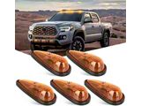 LED Cab Roof Clearance Lighting; Amber (Universal; Some Adaptation May Be Required)