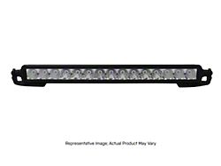 Go Rhino 20-Inch Single Row LED Light Bar Center Hood Mount; Textured Black (20-26 Jeep Gladiator JT)