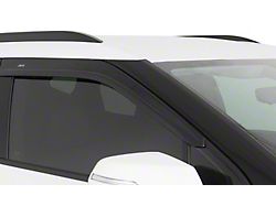 Low Profile Ventvisor Side Window Deflector; Dark Smoke; 4-Piece Set (20-26 Jeep Gladiator JT)