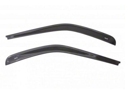 Low Profile Ventvisor Window Deflectors; Front; Dark Smoke (20-25 Jeep Gladiator JT)