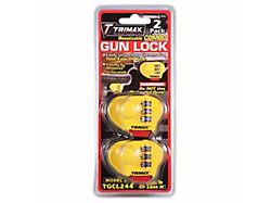Max Security Combo Gun Locks; 2-Pack
