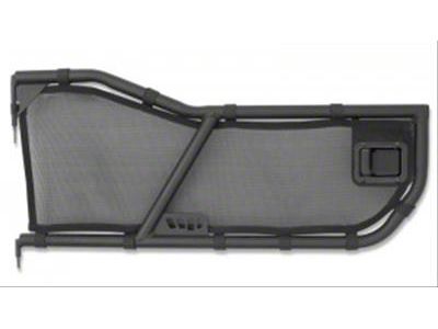Mesh Covers for Front Adventure Tube Doors; Black (20-25 Jeep Gladiator JT)
