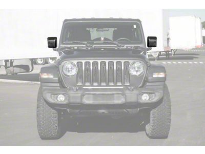 Mirror Cap Covers; Carbon Fiber (20-26 Jeep Gladiator JT)
