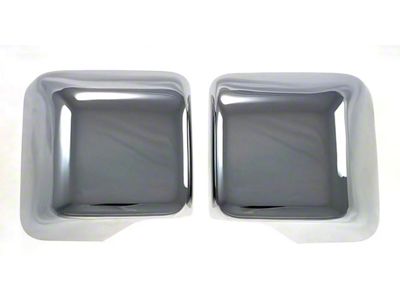 Mirror Covers; Chrome (20-25 Jeep Gladiator JT)