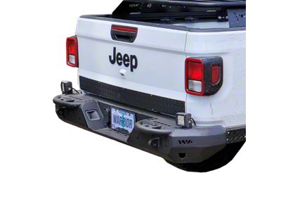 MOD Series Rear Bumper with Steps; Black (20-25 Jeep Gladiator JT)