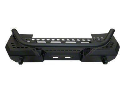MOD Series Stubby Front Bumper with Brush Guard; Black (20-25 Jeep Gladiator JT)