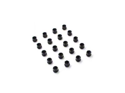 OE Bulge Black Acorn Lug Nut Kit; 3/4-Inch; Set of 20 (20-25 Jeep Gladiator JT)
