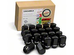 OEM Factory Style Black Lug Nut Kit; M14 x 1.5; Set of 20 (20-25 Jeep Gladiator JT)