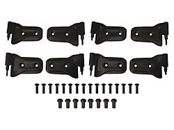 Outer Door Hinge Set; Black (20-26 Jeep Gladiator JT)
