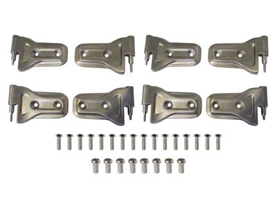 Outer Door Hinge Set; Ready to Paint (20-26 Jeep Gladiator JT)