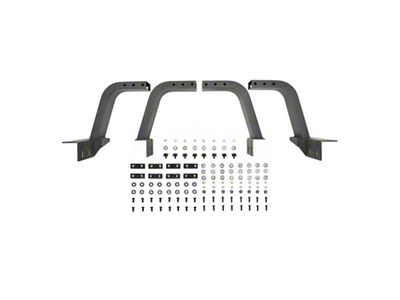 Westin Overland Cargo Rack Base; Textured Black (20-25 Jeep Gladiator JT)