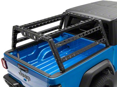 Overland Utility Bed Rack; Black (20-25 Jeep Gladiator JT)
