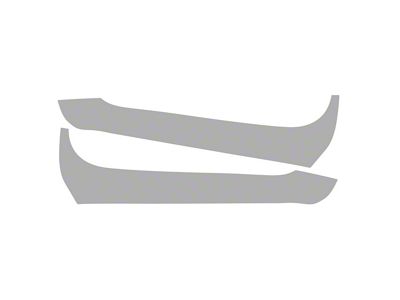 Paint Protection PPF Pre-Cut Kit; A-Pillar; Gloss (20-25 Jeep Gladiator JT, Excluding Mojave)