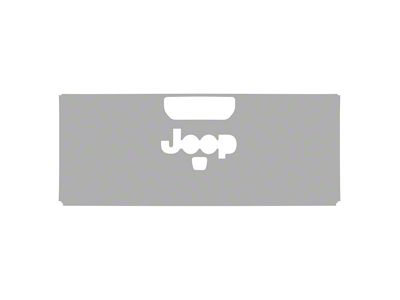 Paint Protection PPF Pre-Cut Kit; Full Tailgate; Gloss (20-25 Jeep Gladiator JT, Excluding Mojave)