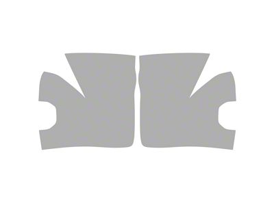 Paint Protection PPF Pre-Cut Kit; Mirrors; Gloss (20-25 Jeep Gladiator JT, Excluding Mojave)