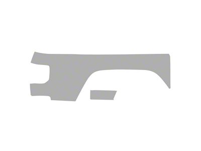 Paint Protection PPF Pre-Cut Kit; Passenger Side Bed; Gloss (20-25 Jeep Gladiator JT, Excluding Mojave)