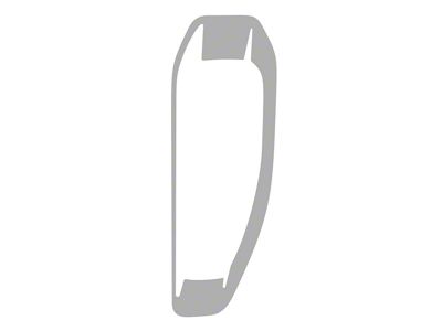 Paint Protection PPF Pre-Cut Kit; Passenger Side Fog Light; Gloss (20-25 Jeep Gladiator JT, Excluding Mojave)