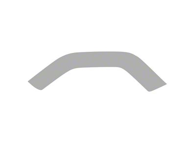 Paint Protection PPF Pre-Cut Kit; Rear Driver Side Fender Flare; Gloss (20-25 Jeep Gladiator JT, Excluding Mojave)