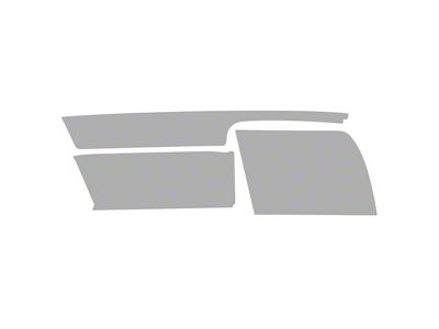 Paint Protection PPF Pre-Cut Kit; Rear Driver Side Splash Guard; Gloss (20-25 Jeep Gladiator JT, Excluding Mojave)