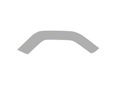 Paint Protection PPF Pre-Cut Kit; Rear Passenger Side Fender Flare; Gloss (20-25 Jeep Gladiator JT, Excluding Mojave)