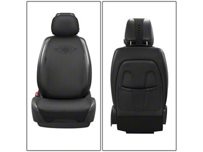 Protex Plus Series Front Seat Covers; Black (Universal; Some Adaptation May Be Required)