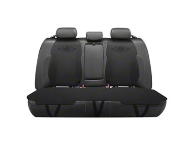 Protex Plus Series Front and Rear Seat Covers; Black (Universal; Some Adaptation May Be Required)
