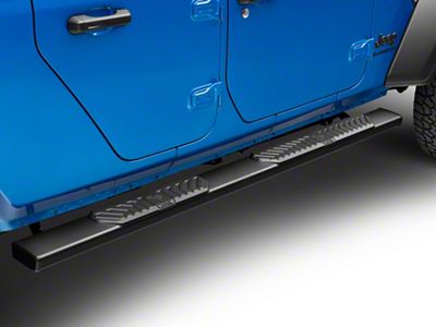Westin R5 Nerf Side Step Bars; Textured Black (20-25 Jeep Gladiator JT)