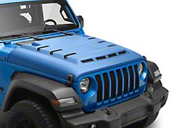 Ram Air Extractor Hood; Unpainted (20-25 Jeep Gladiator JT)
