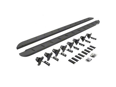 Go Rhino RB10 Slim Running Boards; Protective Bedliner Coating (20-25 Jeep Gladiator JT)