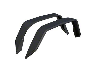 Rear Fender Flares; Textured Black (20-25 Jeep Gladiator JT)