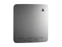 Redi-Cuts Drop Fit Side View Mirror Glass with Blind Spot Cross Path; Passenger Side (20-25 Jeep Gladiator JT)