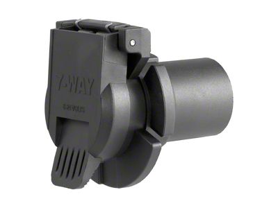 Replacement OE 7-Way RV Blade Socket; Twist-In (20-25 Jeep Gladiator JT)