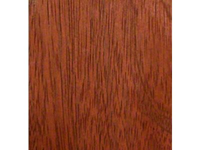 RETROLINER Real Wood Bed Liner; Brazillian Cherry Wood; HydroShine Finish; Polished Stainless Punched Bed Strips (20-25 Jeep Gladiator JT)
