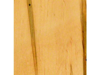 RETROLINER Real Wood Bed Liner; Wormy Maple Wood; HydroSatin Finish; Polished Stainless Punched Bed Strips (20-25 Jeep Gladiator JT)