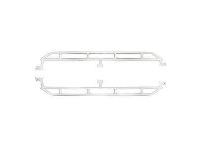 Rock Sliders; Cloud White (20-25 Jeep Gladiator JT)