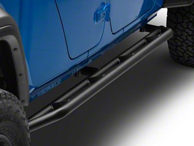Rock Sliders; Texturized Black (20-25 Jeep Gladiator JT)
