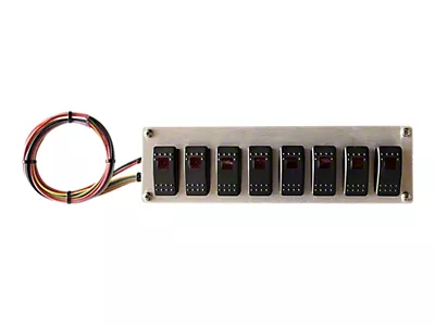 American Autowire Rocker Switch Panel 510923 (8 Switches) American Autowire Rocker Switch Panel 510923 (8 Switches)