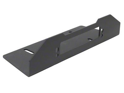 Go Rhino Rockline Bumper Fairlead Mount Plate; Textured Black (20-25 Jeep Gladiator JT)
