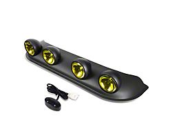 Roof Mounted Fog Lights with Switch; Amber (Universal; Some Adaptation May Be Required)