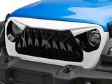 American Modified Shark Grille; Black and White (20-25 Jeep Gladiator JT)