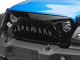American Modified Shark Grille; Glossy Black (20-25 Jeep Gladiator JT)